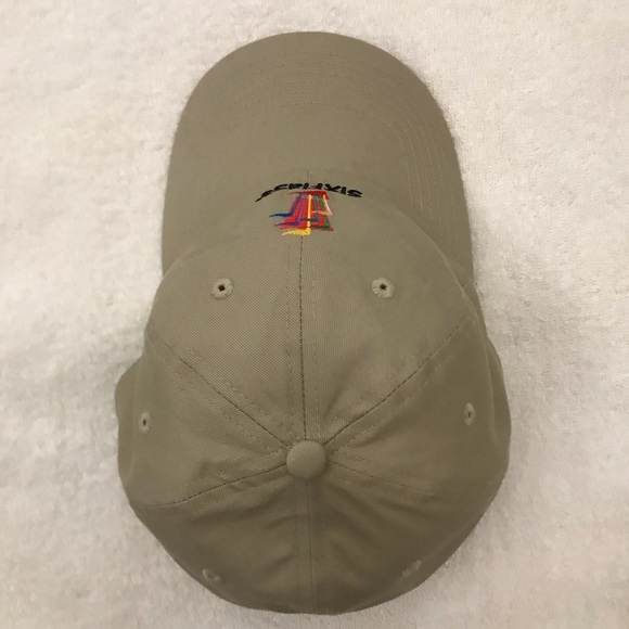 BigX for Six Flags Parks Adjustable Tan SnapBack Travel & Baseball Cap - Picture 4 of 13